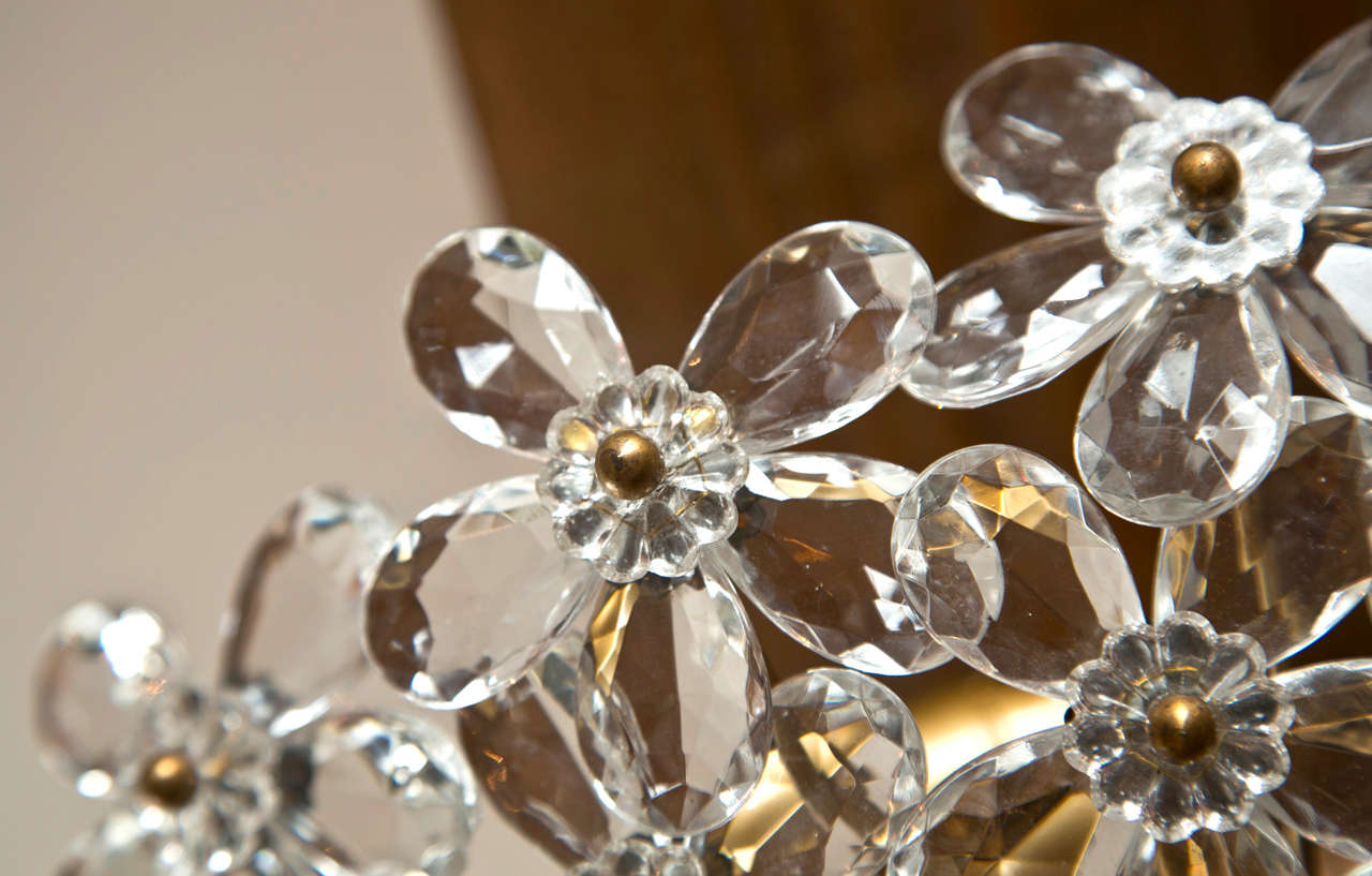 Large Crystal Flush Mount 1