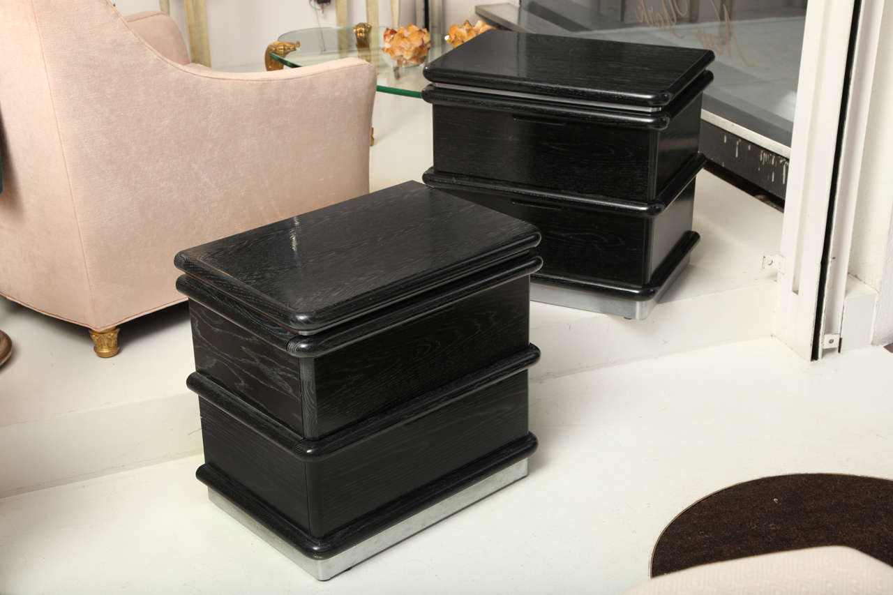 Jay Spectre Pair of Bedside Tables