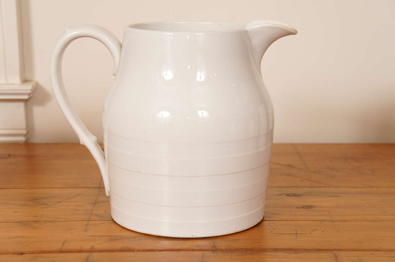 English White Ware/Milk Jugs at 1stDibs