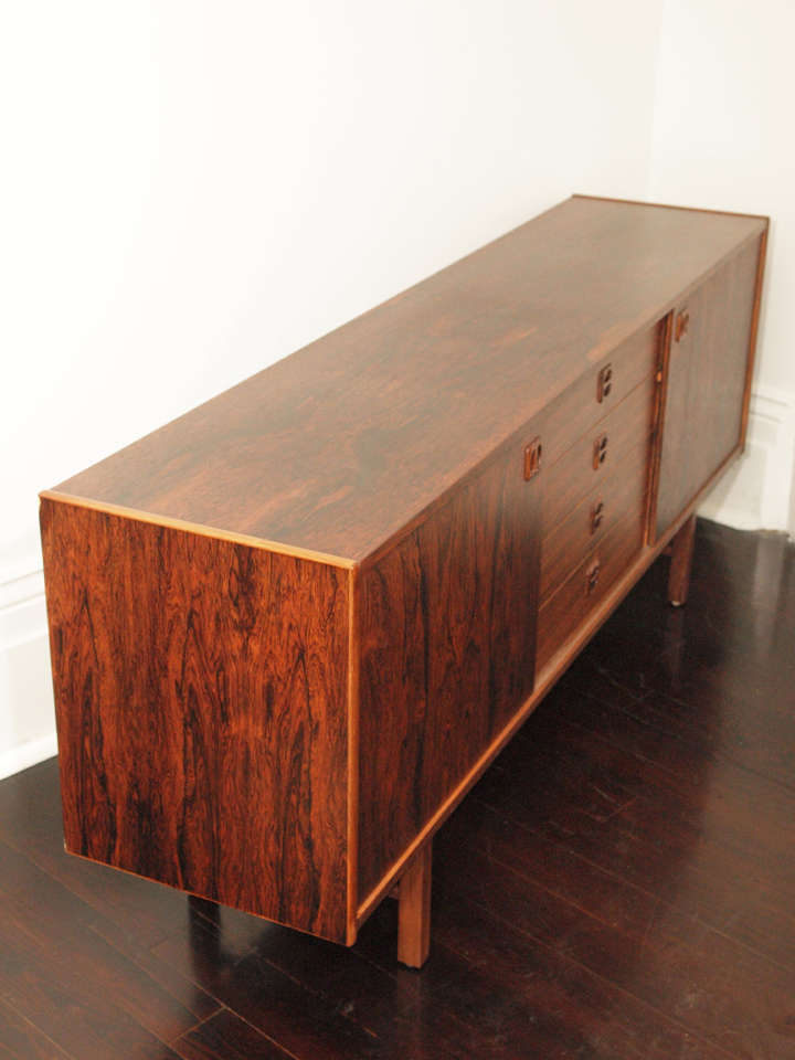 Danish Rosewood Credenza For Sale 2
