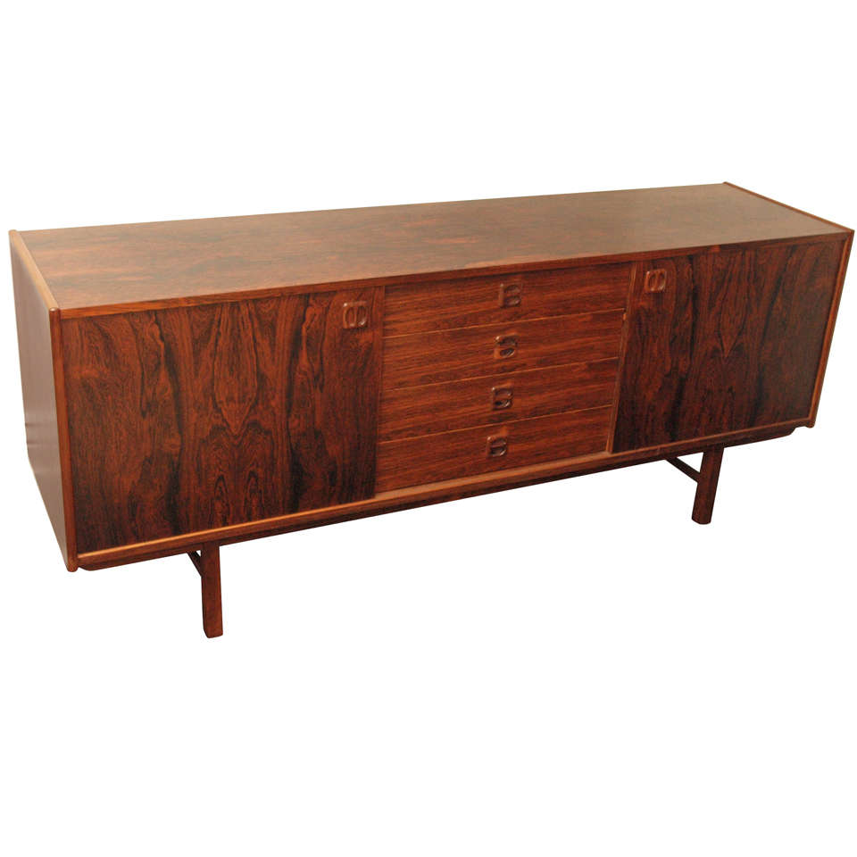 Danish Rosewood Credenza For Sale