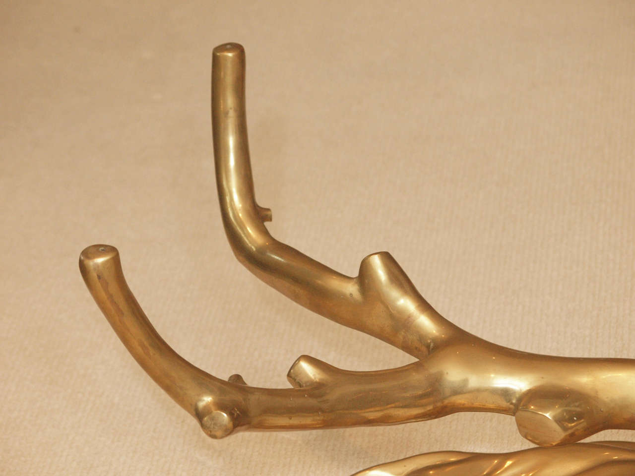 Tree Form Coffee Table in Cast Brass 1