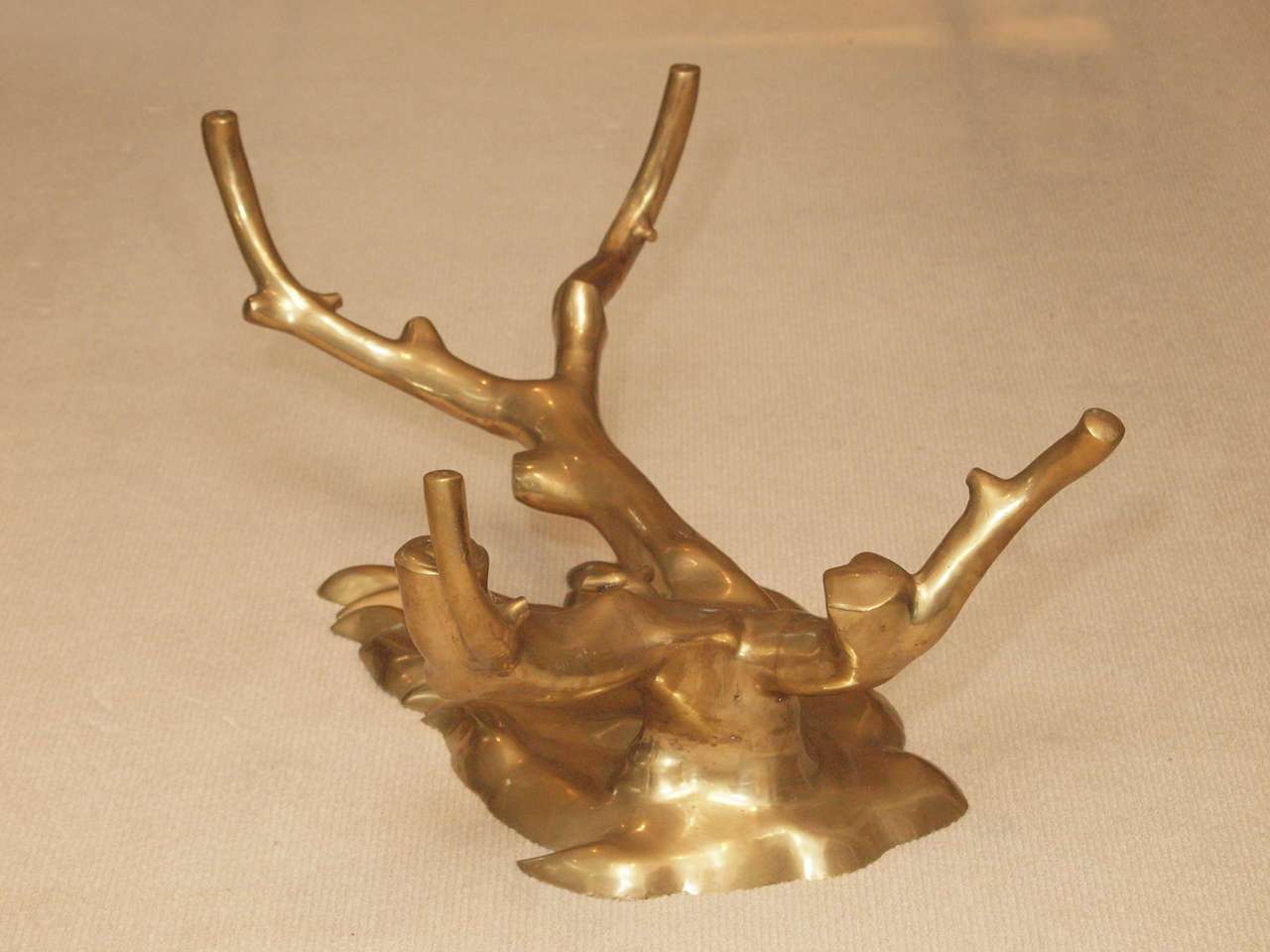 Tree Form Coffee Table in Cast Brass 3