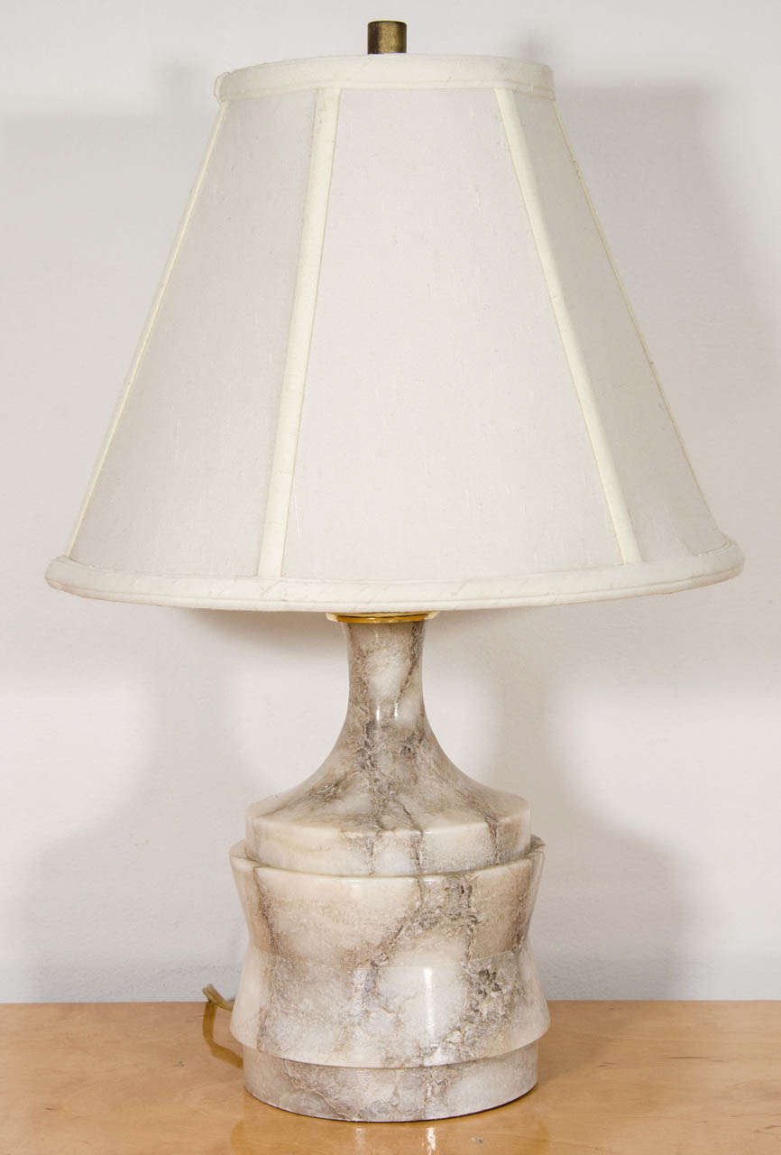 A Marble Table Lamp