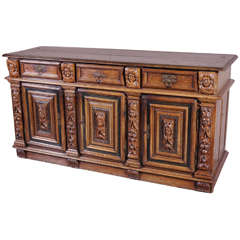 Rare Period Louis XIII Buffet, Circa 1630 2