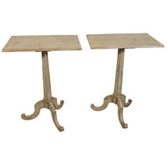 pair of Swedish tables