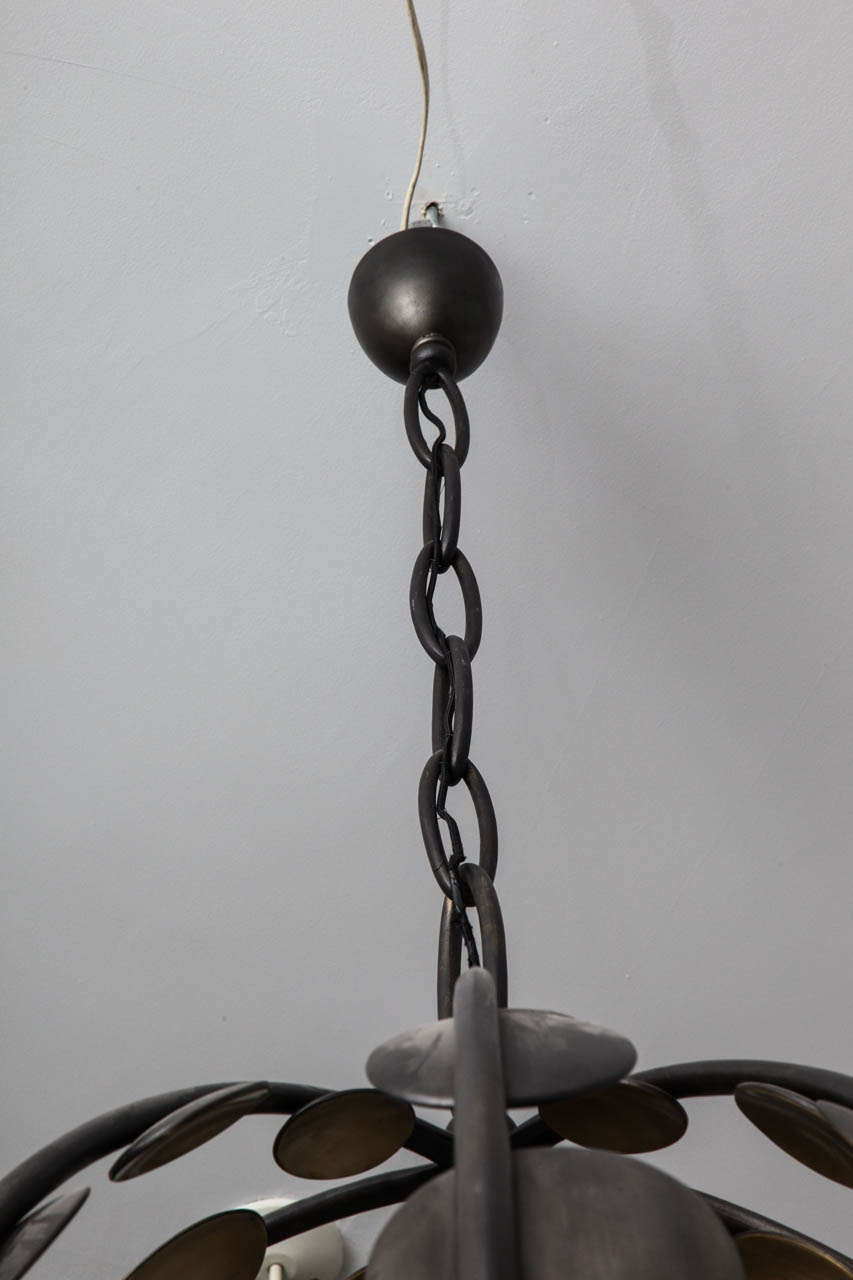 Lanterne en bronze « Ellipse » d'Hervé van der Straeten, France, 2011 en vente 2