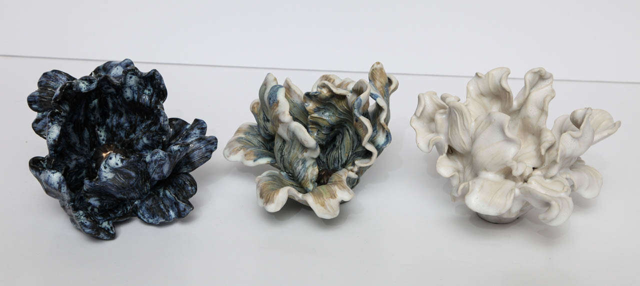 Unique Contemporary Ceramic Tulip by Matthew Solomon 3