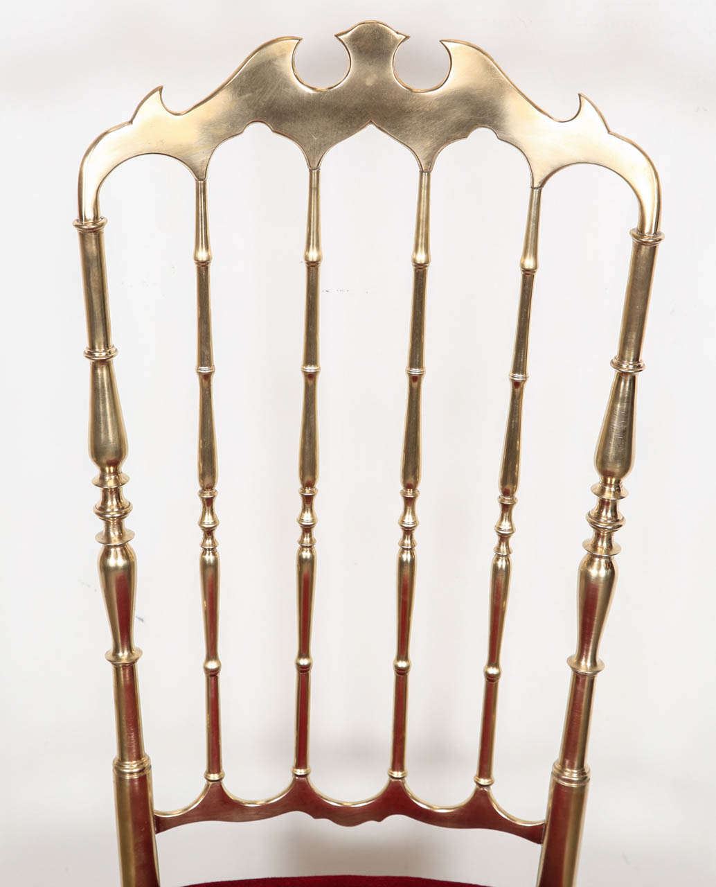 Hollywood Regency Brass Chairs by Chiavari Italy