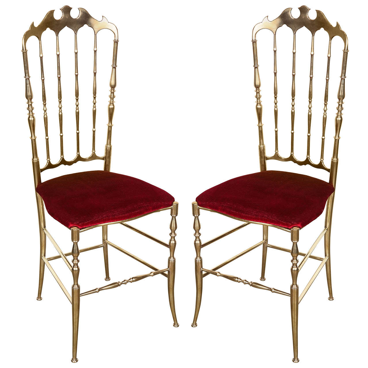 Brass Chairs by Chiavari For Sale at 1stdibs