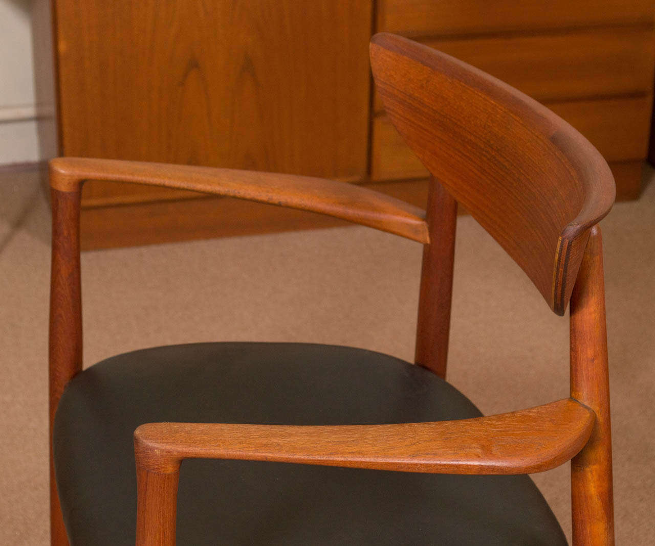 Six Harry Ostergaard for Randers Mobelfabrik Teak Dining Chairs In Good Condition In San Francisco, CA