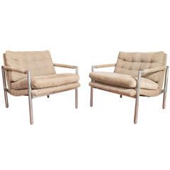 Pair of Harvey Probber Designed Lounge Chairs