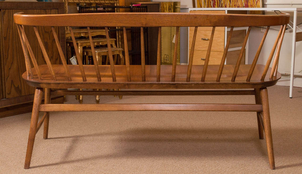 1960s-1970s Scandinavian Deacon Bench Teak and Walnut ***Saturday Sale ...