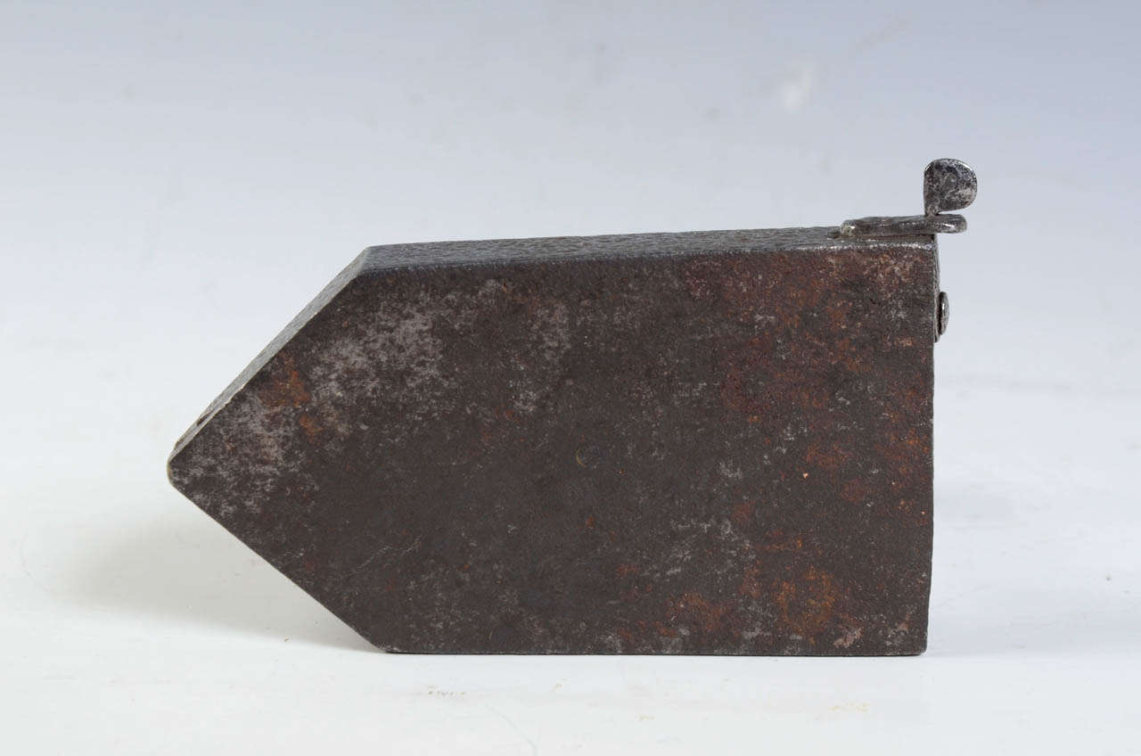 Wrought Iron A Circa 1700 Nuremberg Flatiron