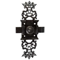 Circa 1700 Versailles Castle Wrought Iron Bolt