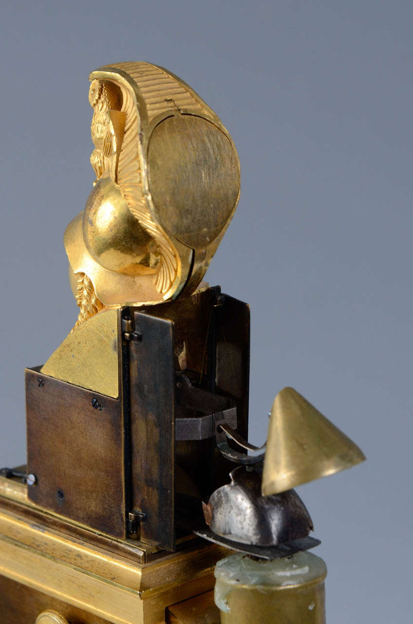 A 19th Century Mechanical Candlestick Approved by The French National Institute 2
