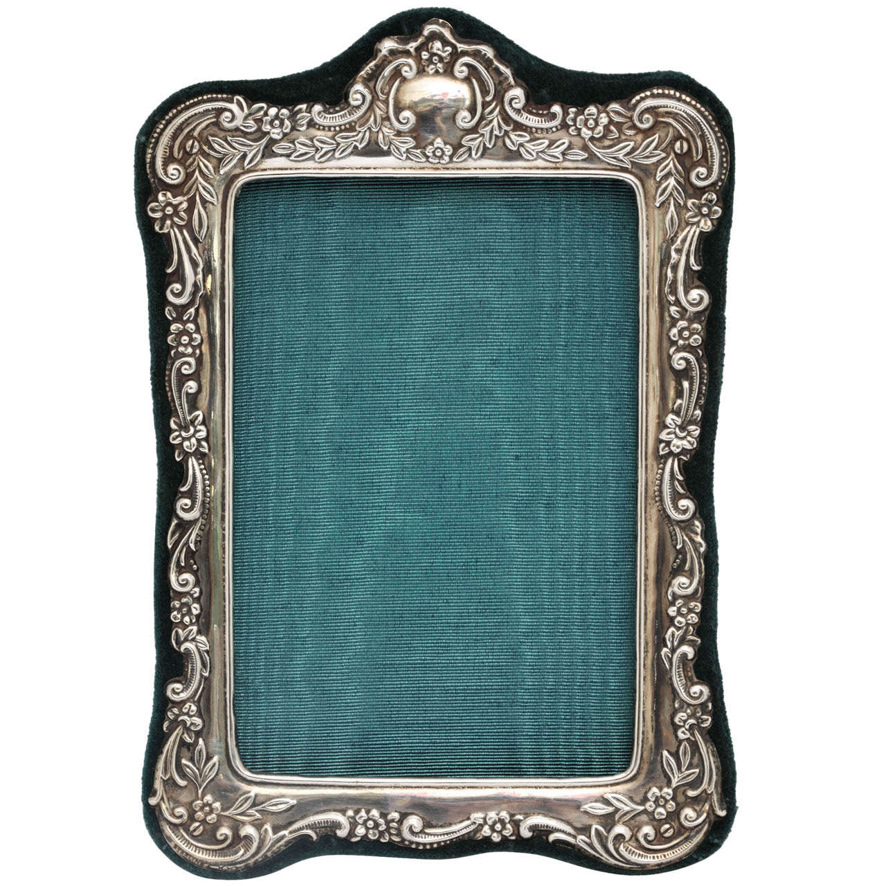 Sterling Silver Victorian Picture Frame