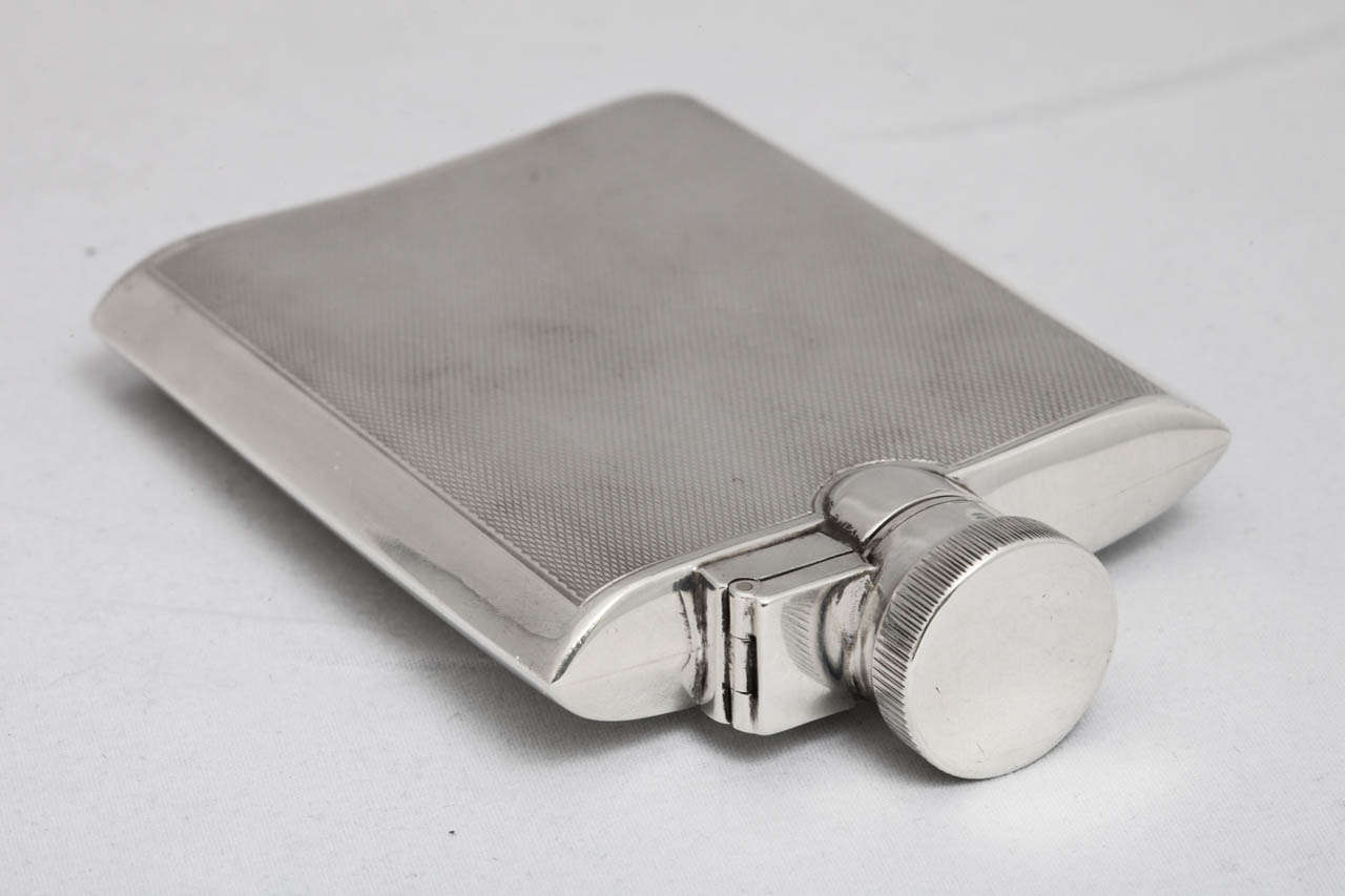 Art Deco Sterling Silver Flask 1