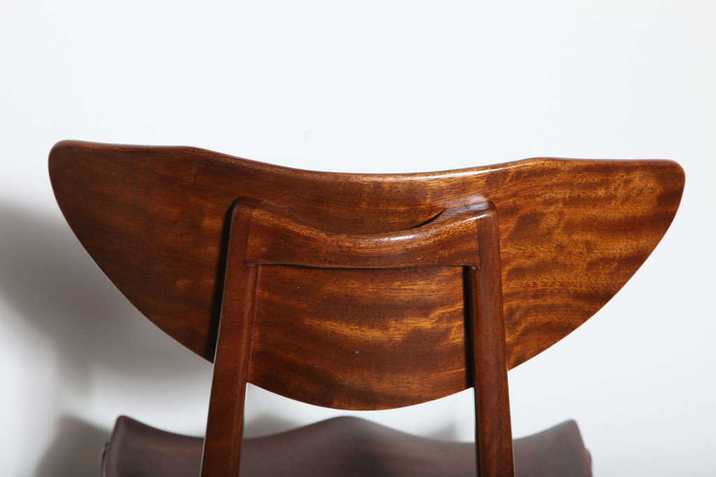 Mid-20th Century Christensen & Larsen Mahogany Dining Chairs, Set of Six
