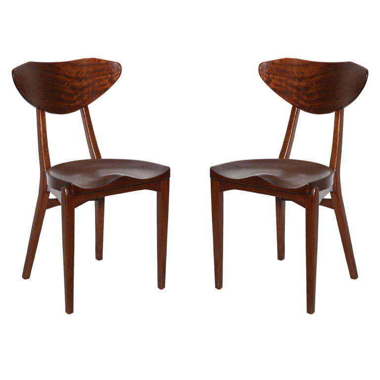 Christensen & Larsen Mahogany Dining Chairs, Set of Six