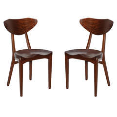 Christensen & Larsen Mahogany Dining Chairs, Set of Six