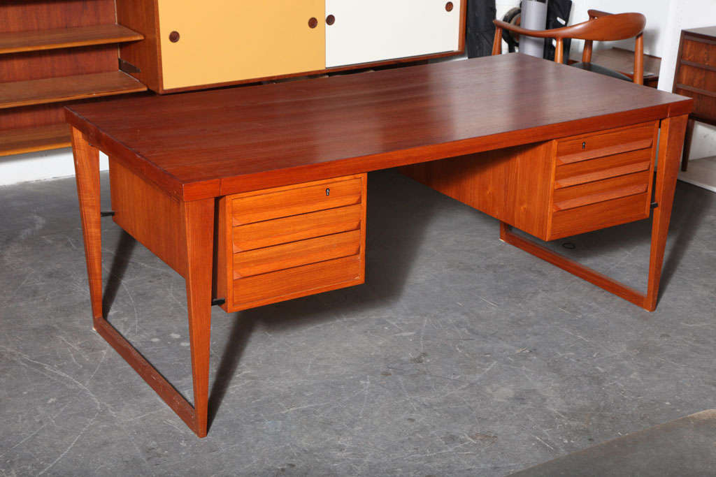 Danish Modern Vintage Desk by Kai Kristiansen