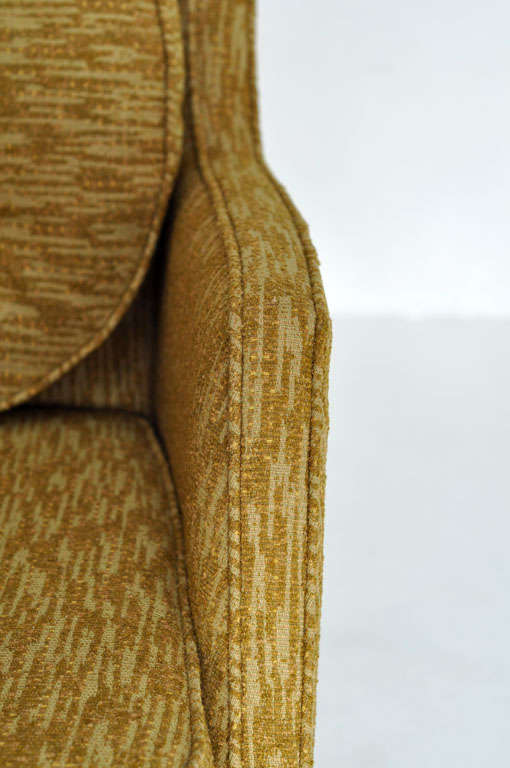 Fabric Dunbar Swivel Lounge Chairs by Edward Wormley