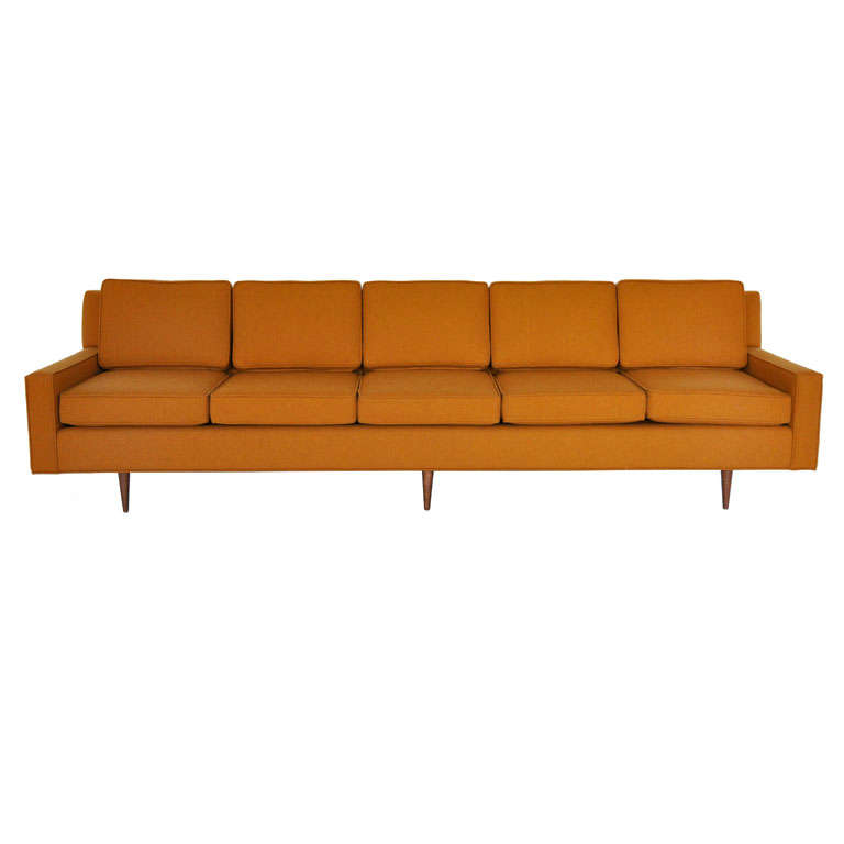 9 ft Long Mid-Century Sofa