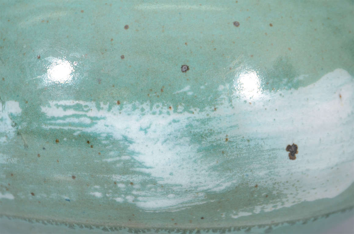 Mid Century Japanese Studio Ceramic Vase 5