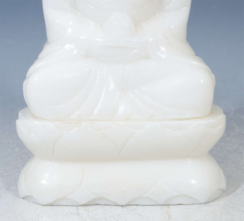 white jade statue