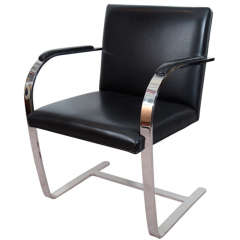 Single Mid Century Mies Van Der Rohe for Knoll Brno Chair