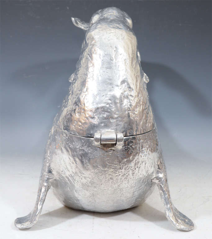Mid Century Sea Lion Champagne Ice Bucket by Arthur Court 1