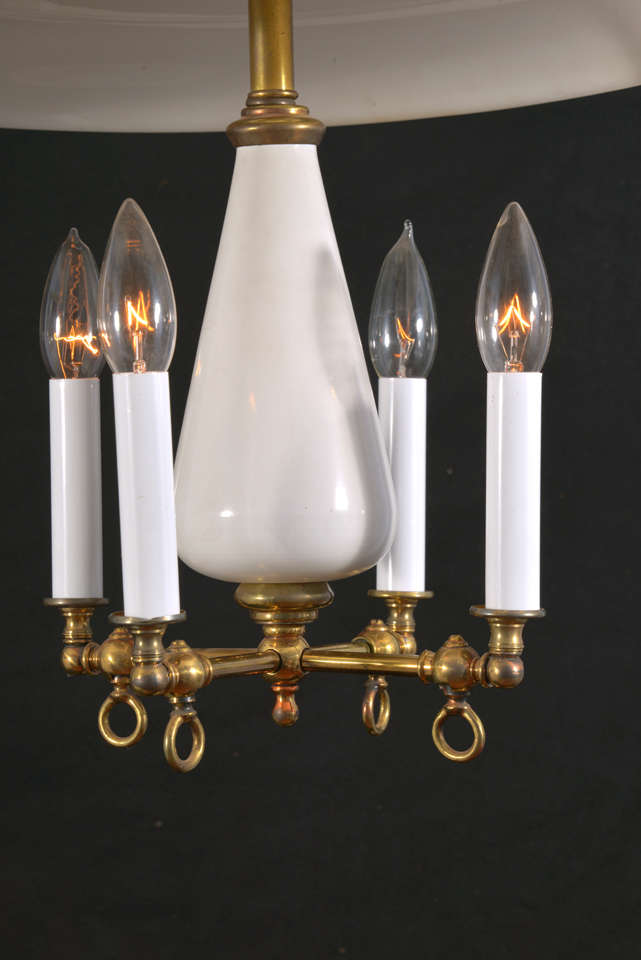 American 1890's electrified Gasolier For Sale