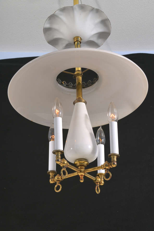 19th Century 1890's electrified Gasolier For Sale