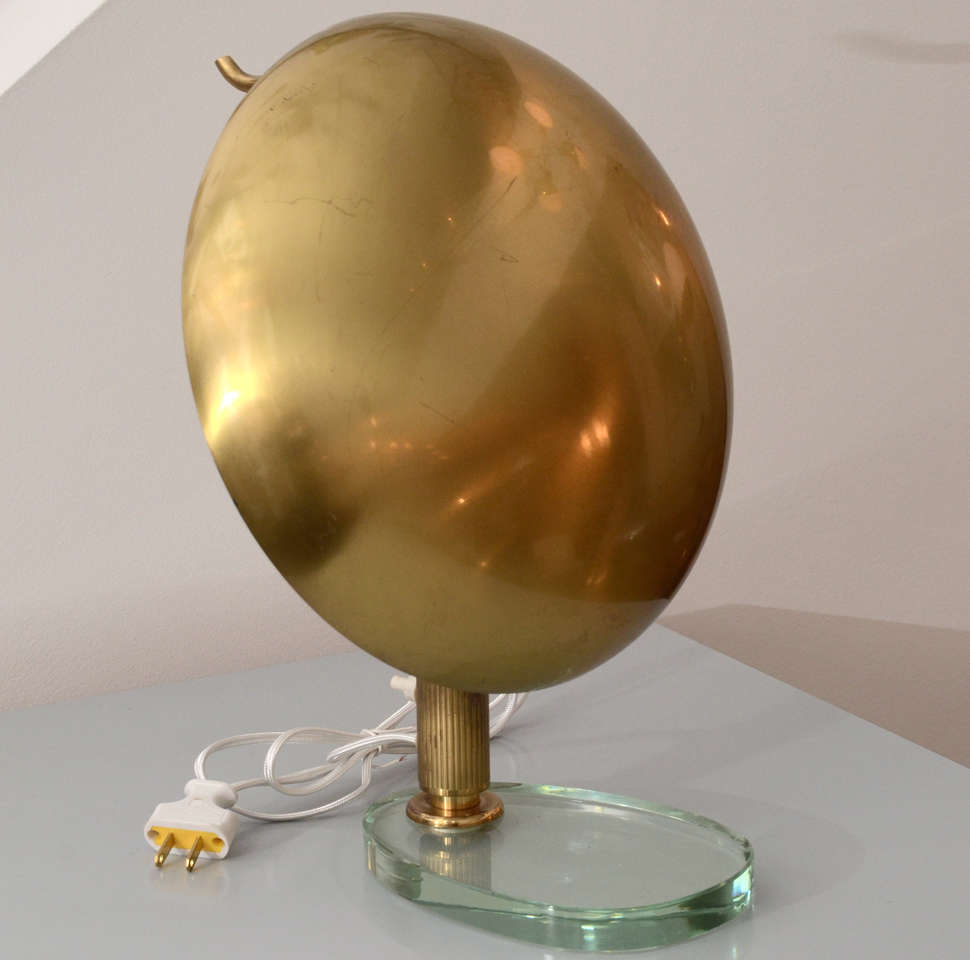 Brass Italian Table Lamp by Stilnovo