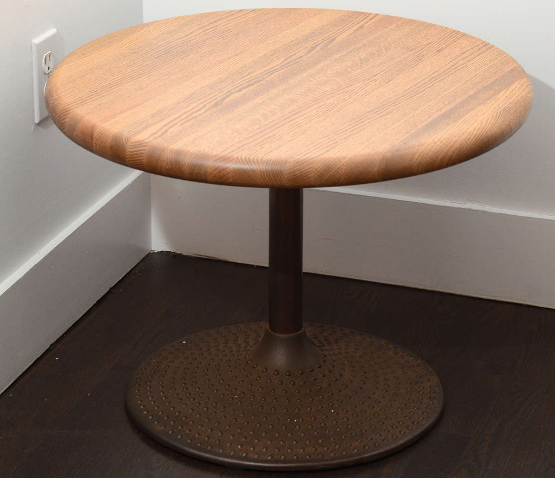 Mid-Century Modern Round Side Table by Tapiovaara