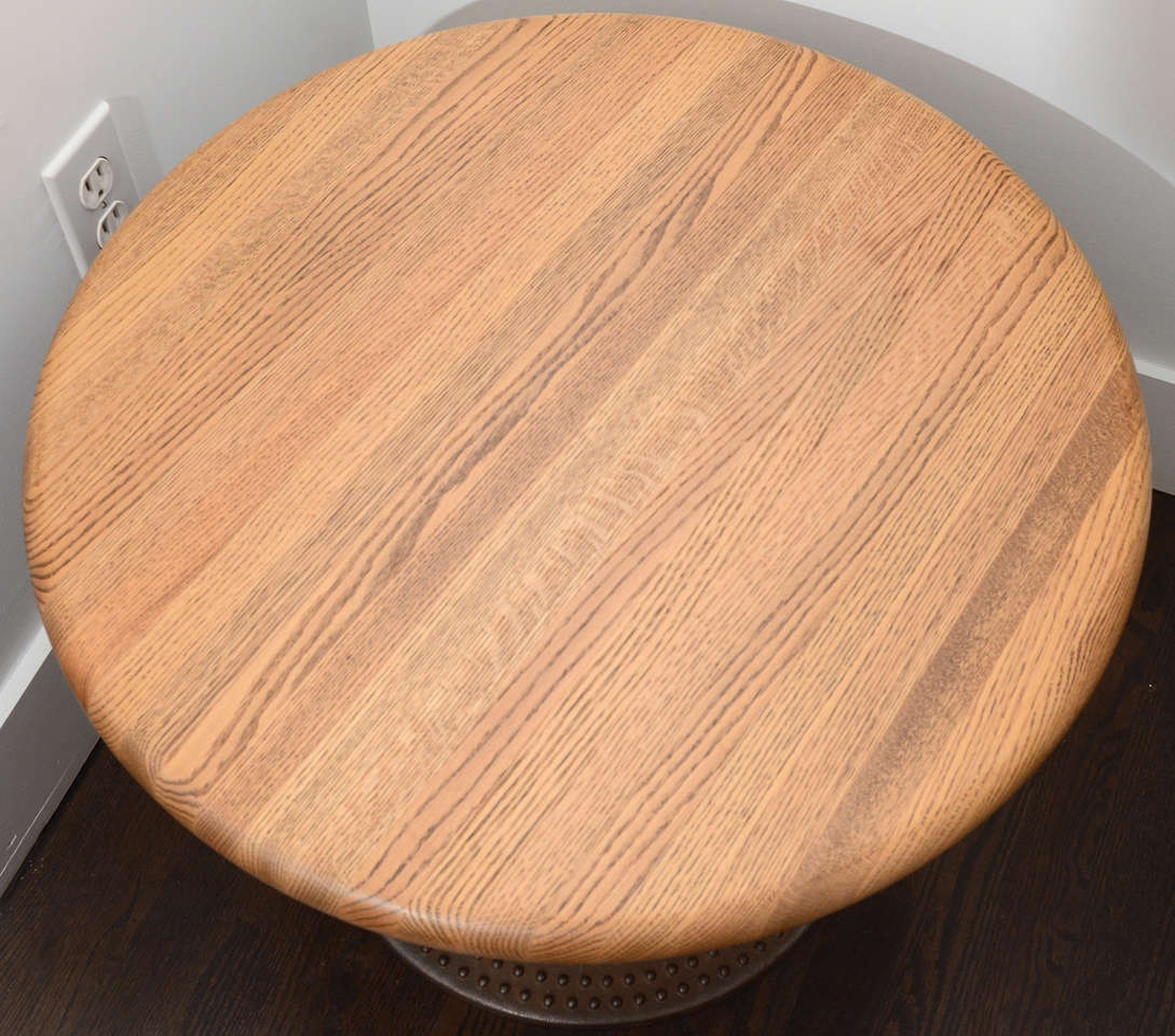 Round Side Table by Tapiovaara In Excellent Condition In Sag Harbor, NY