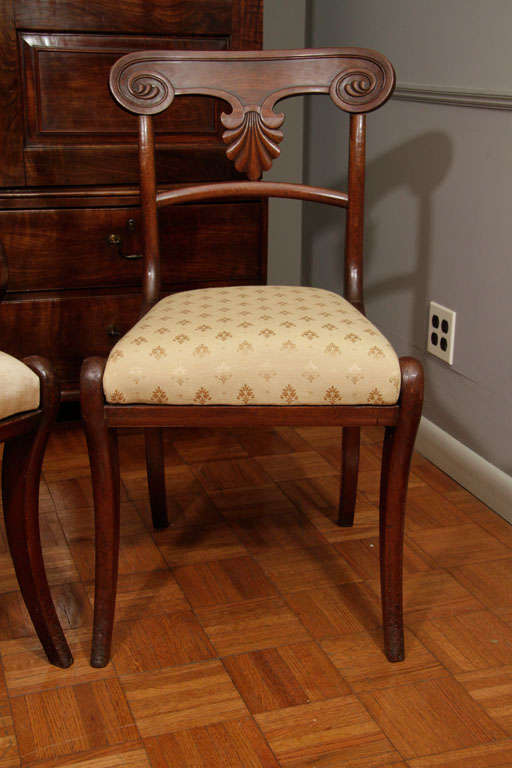 Set of 20 Regency Mahogany Dining Chairs