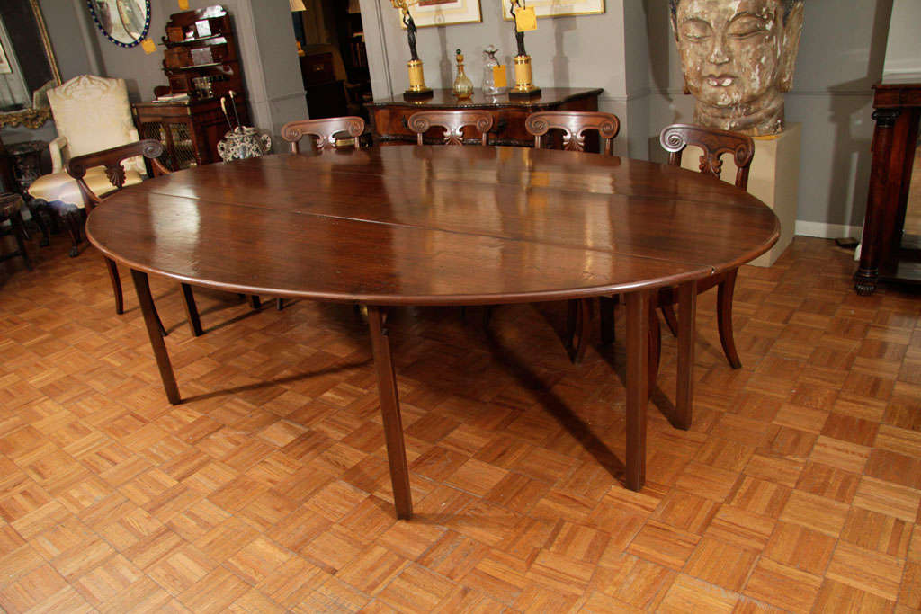 Mahogany Gate Leg Hunt Table