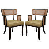 Pair of Mid Century Edward Wormley for Dunbar Side Chairs