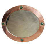 Antique English Arts and Crafts Mirror by Liberty of London