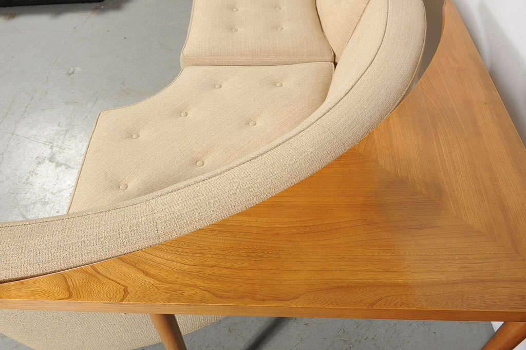 Edward Wormley Sectional Sofa and Table at 1stDibs corner table for