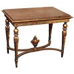 18th C Swedish Center Table 3