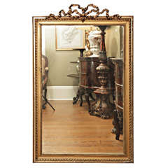 Louis Philippe Mirror With Bow Detail