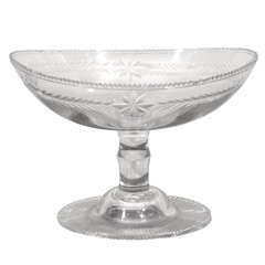 Early 19th Century Irish Cut Glass Compote 7