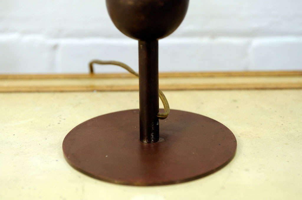 Rare Modernist Table Lamp  Designed By Karl Hagenhauer In Fair Condition For Sale In Toronto, ON