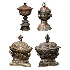 Vintage Sacred Metal Containers