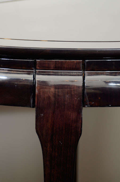Mid-20th Century Modern Round Pagoda Dining Table in The Manner of James Mont