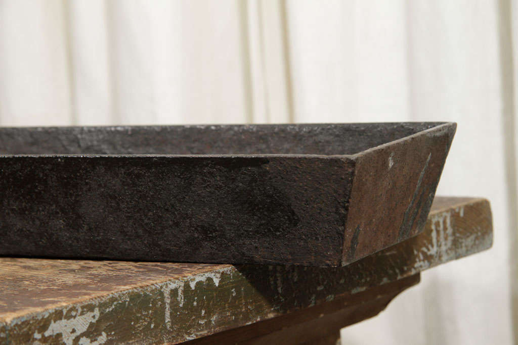 Beautiful long rustic rectangular trough