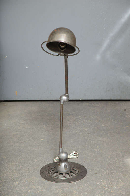 French Industrial table lamp with interesting detailing